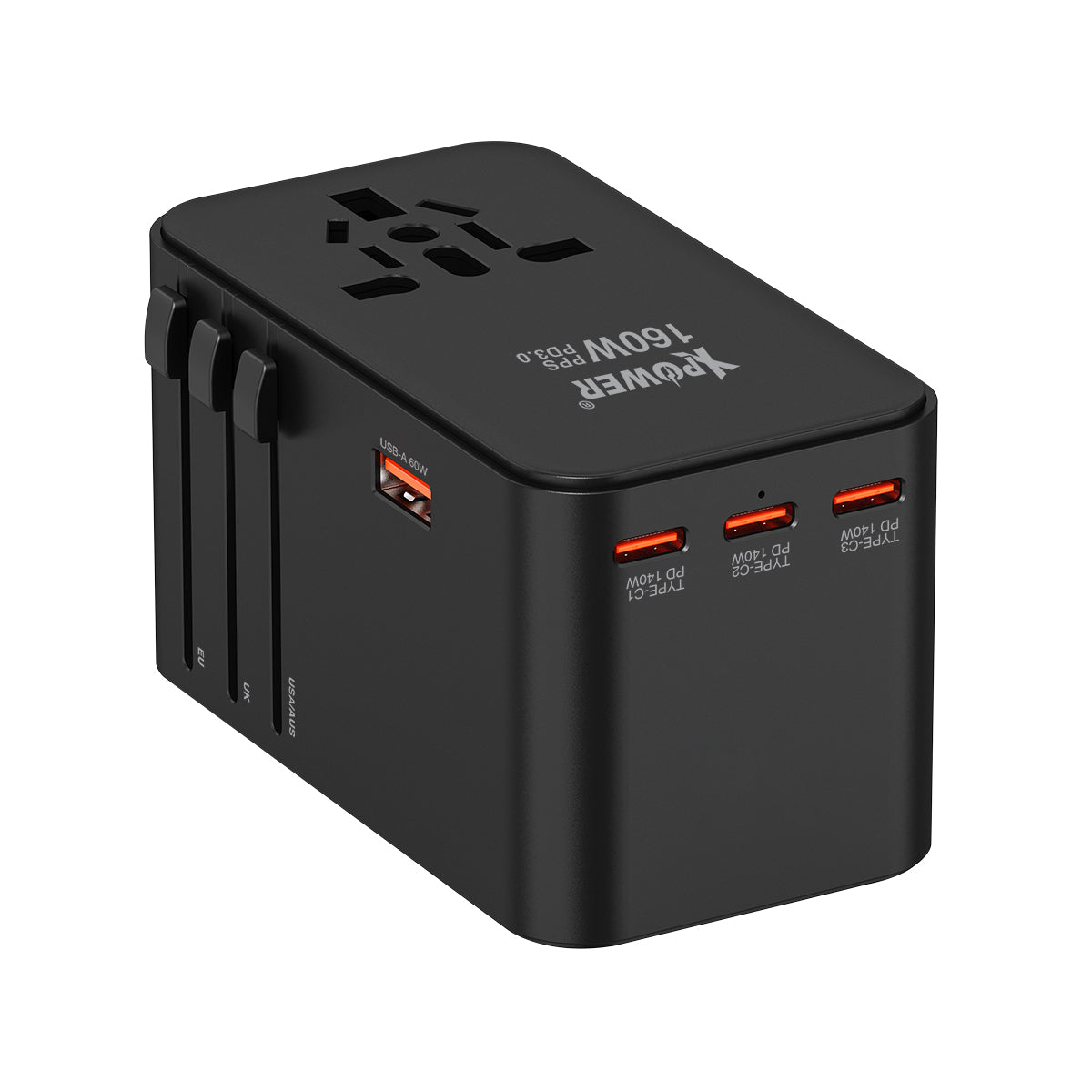 TA160 160W 5輸出 PD 3.1/PPS Gan旅行充電器