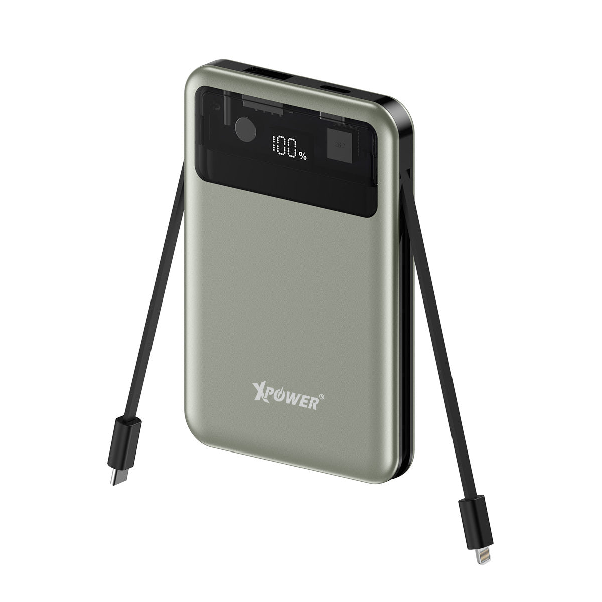 B10F 3輸出 雙PD快充Type-C/Lightning線 10000mAh 外置電池