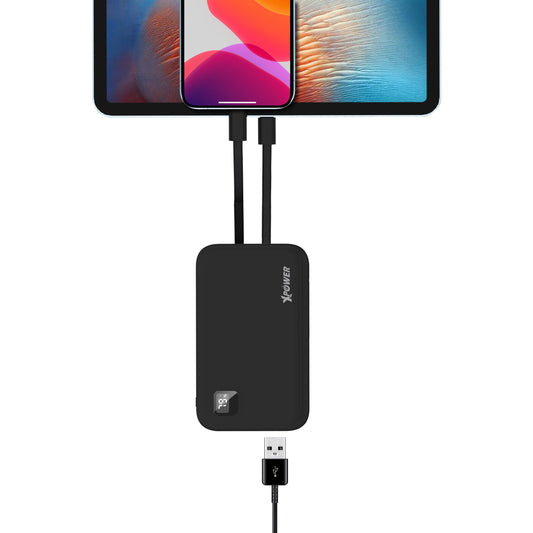 PDC10 3輸出 雙PD快充Type-C線 10000mAh PD+SCP充電器