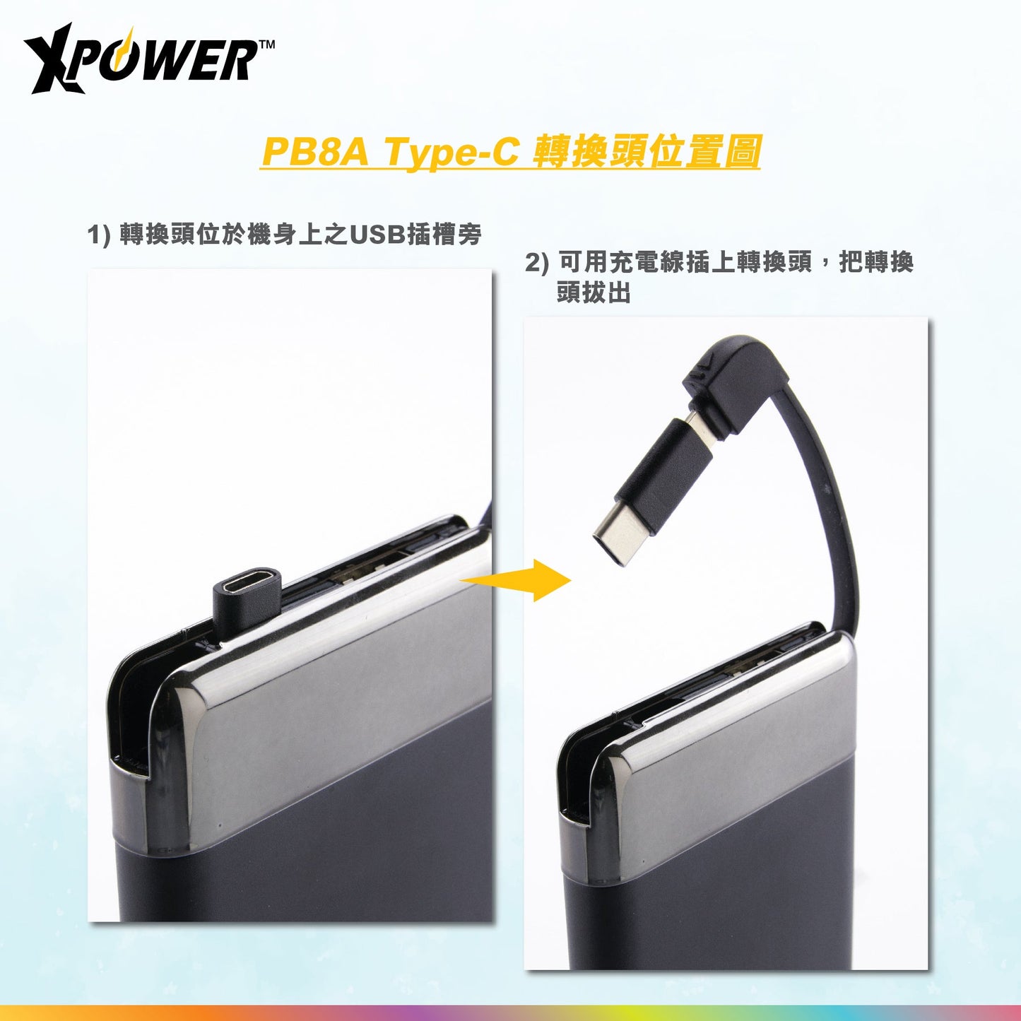 PB8A 8000mAh Power Bank