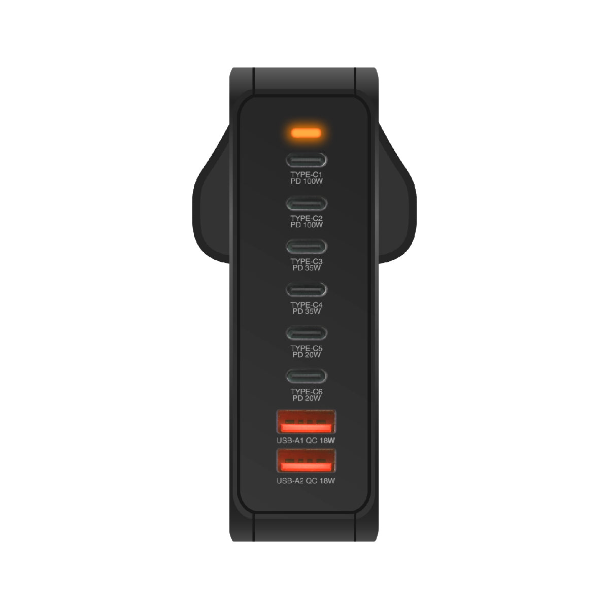 Power Travel 200W 8輸出 200W PD3.0 GaN 旅行充電器