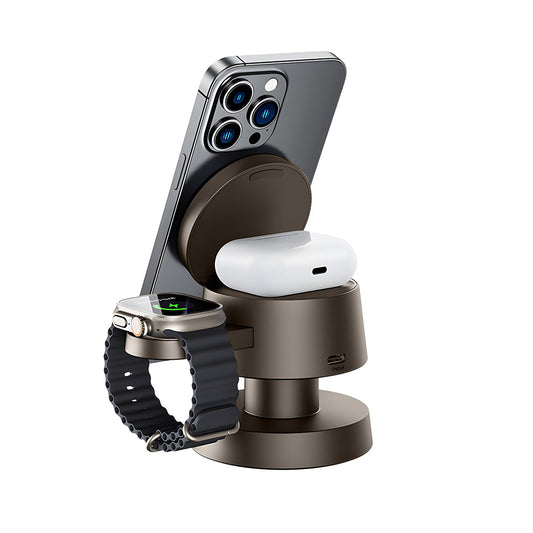 MAGCRAFT 5合1 Qi2 15W MagCharge磁吸無線充電座