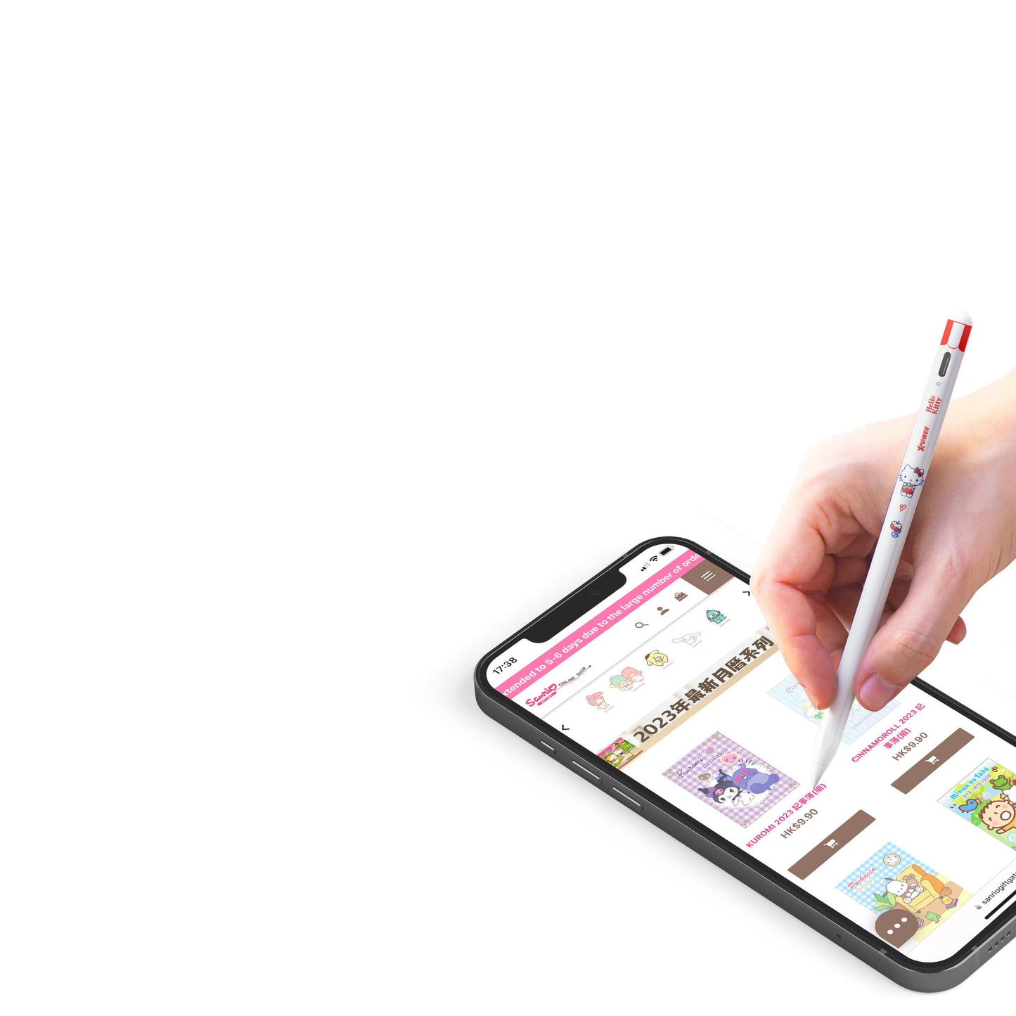 x Sanrio 磁吸主動式電容觸控筆