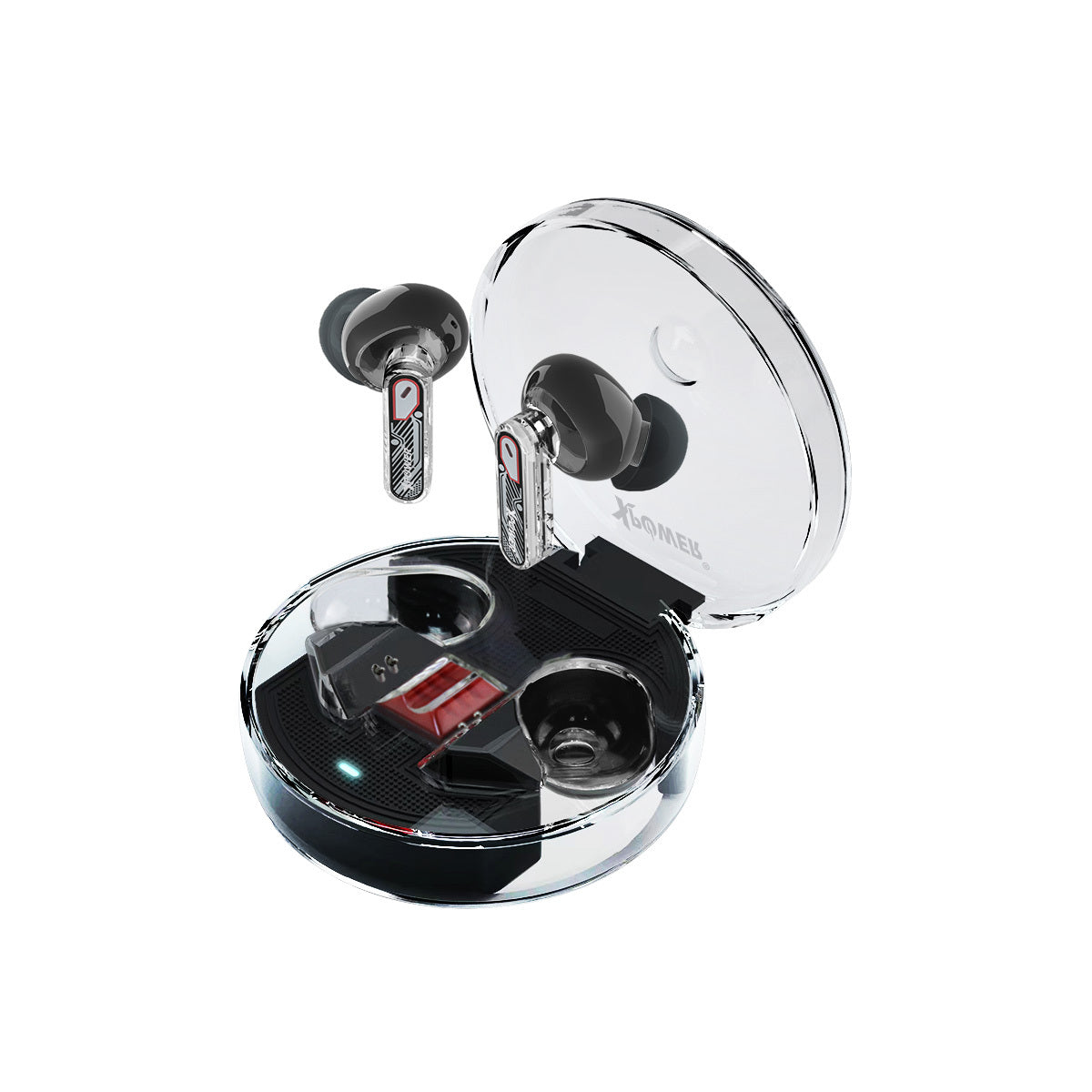 BTE13+ENC 型格透明 ANC主動降噪藍牙5.3藍牙耳機