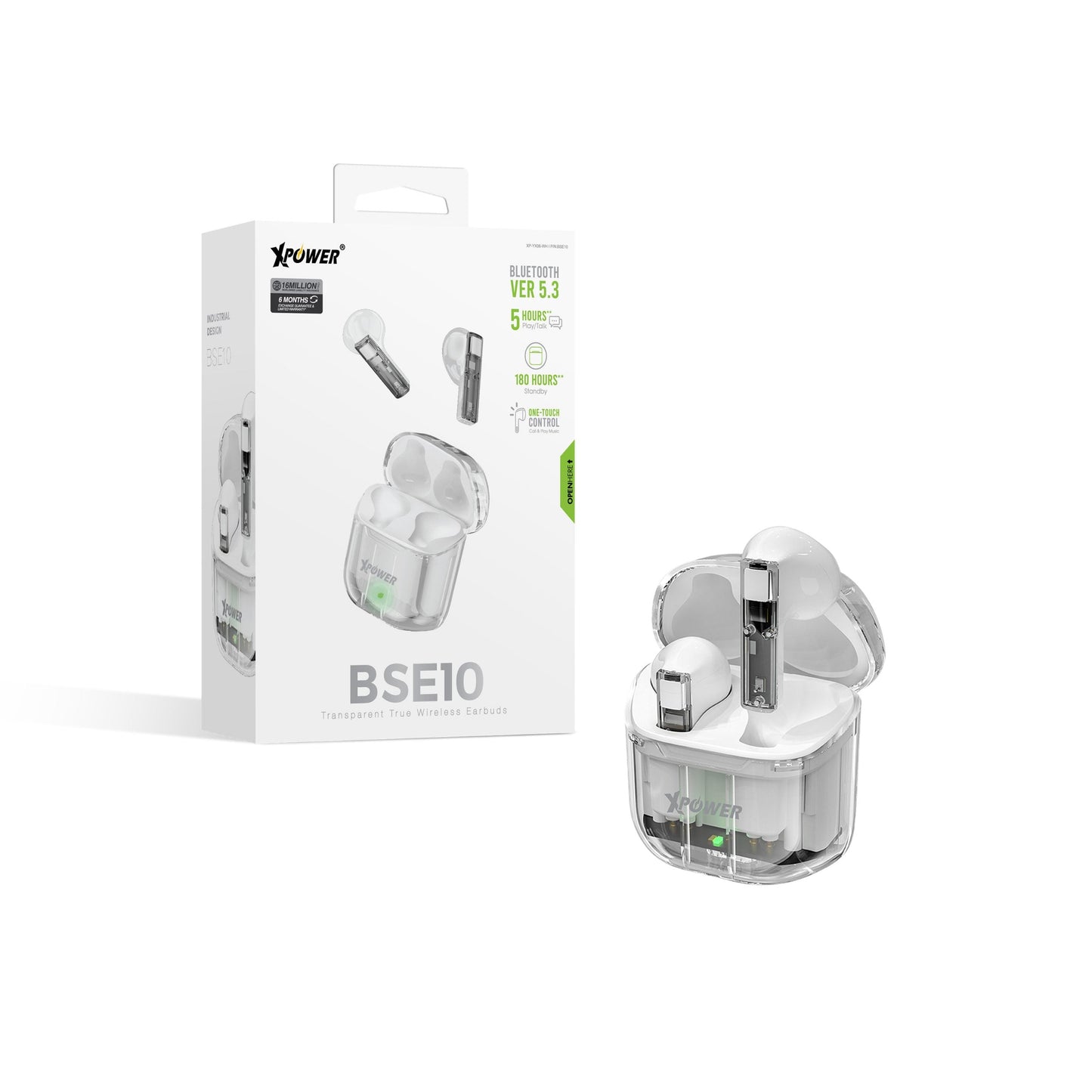 BSE10透明真無線藍牙5.3藍牙耳機
