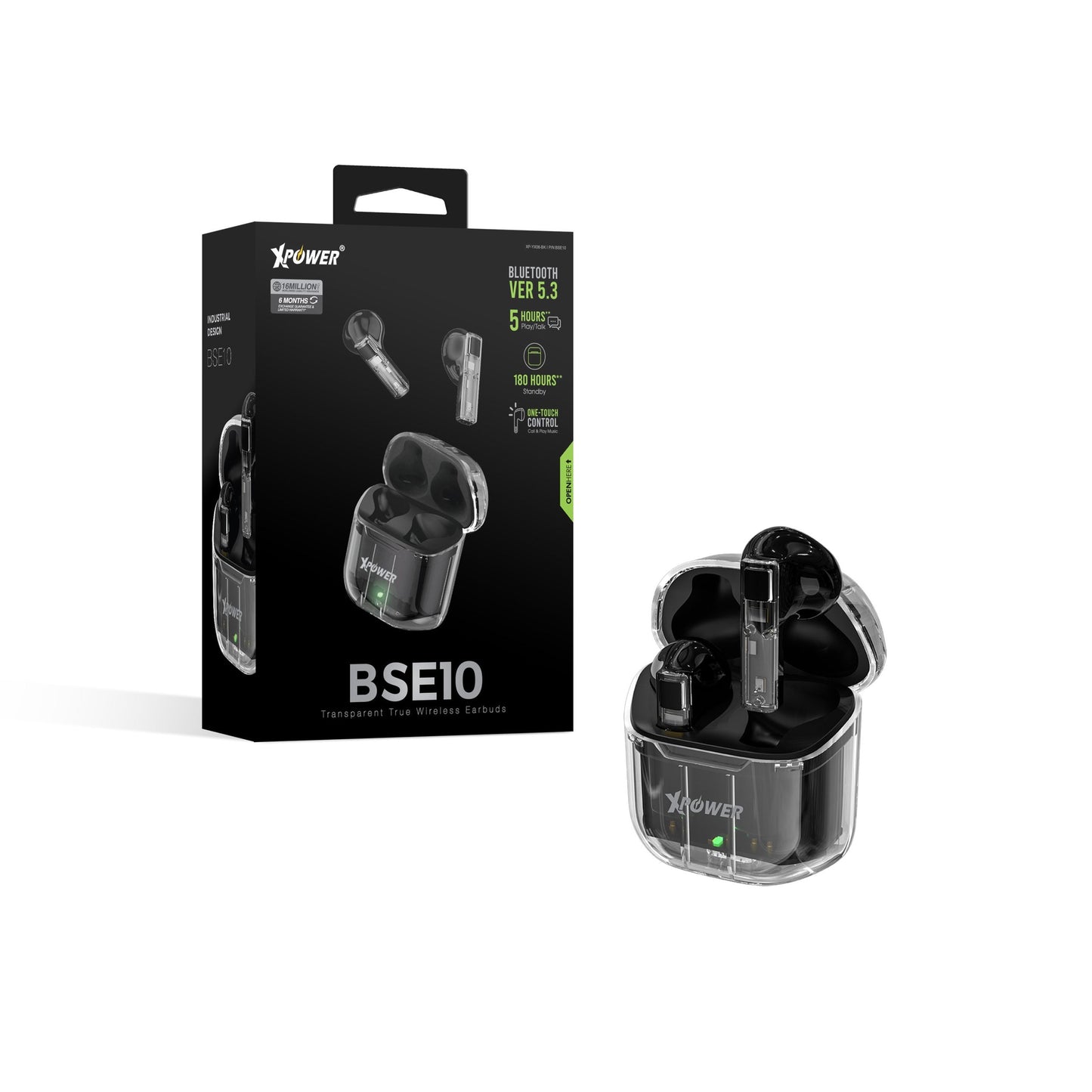 BSE10透明真無線藍牙5.3藍牙耳機