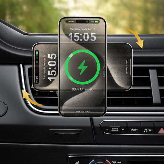 CMM11 原裝QI2 3合1 15W車用磁吸無線充電座