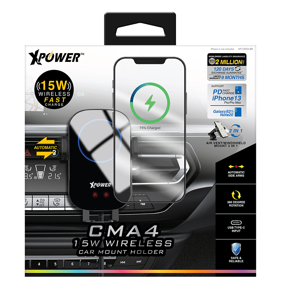 CMA4 10W Wireless Car Mount Holder