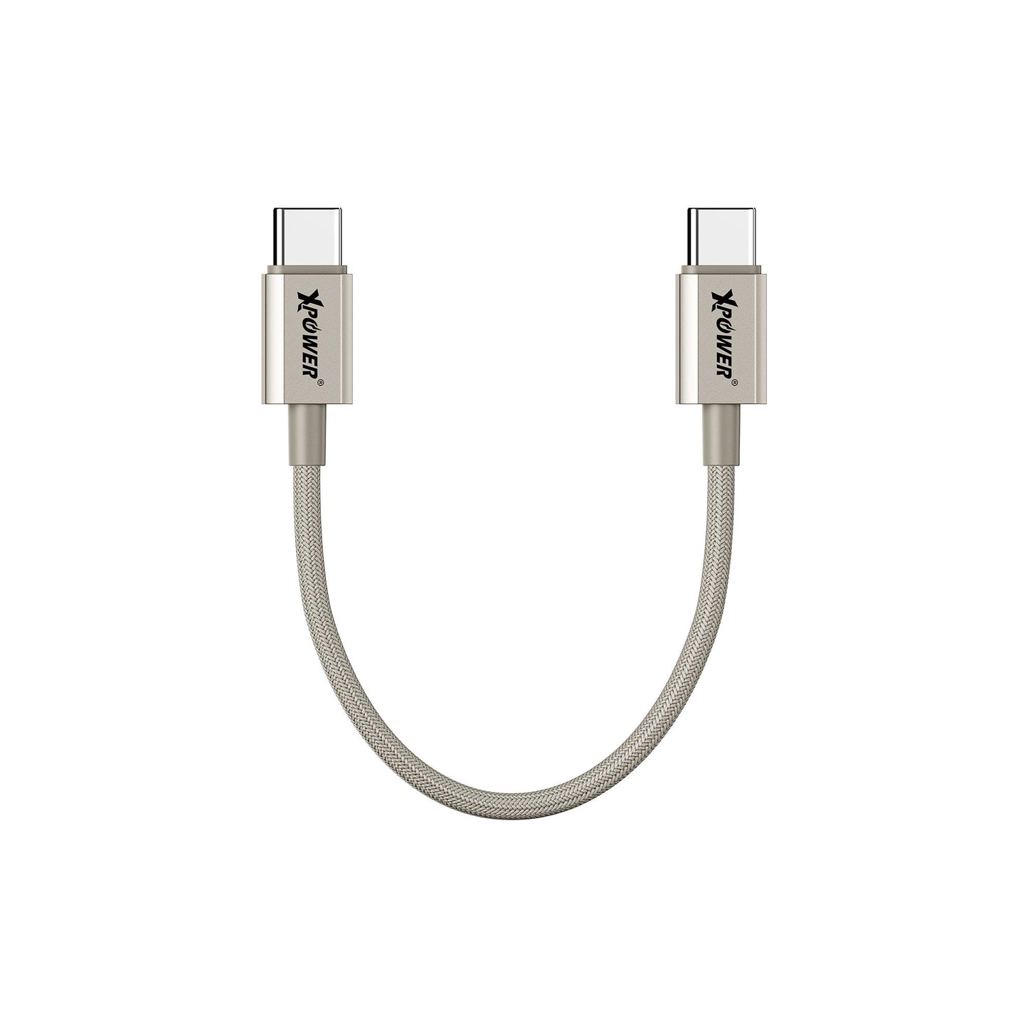 CC60B 18cm 鋁合金60W高速傳輸充電Type-C>Type-C線