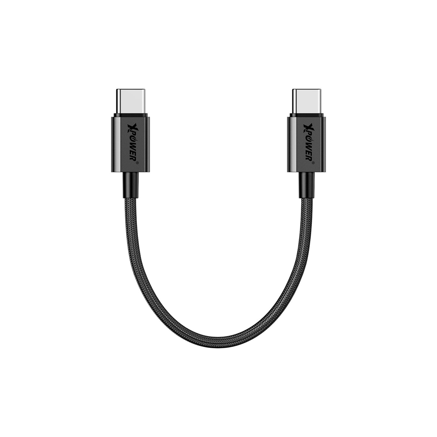 CC60B 18cm 鋁合金60W高速傳輸充電Type-C>Type-C線