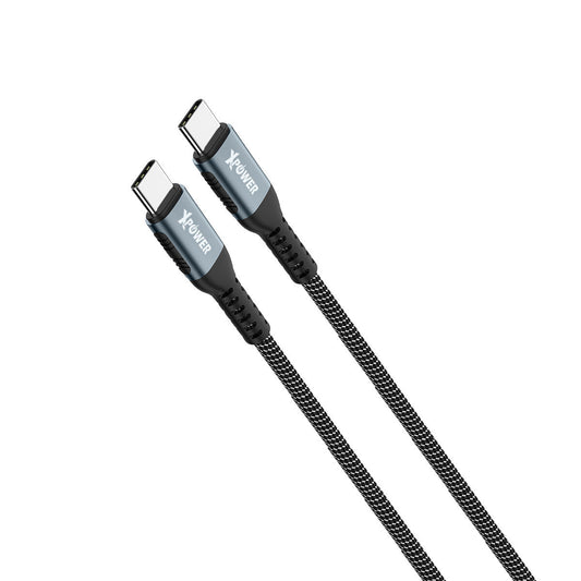 UT100 100W鋁合金TYPE-C>TYPE-C傳輸充電線