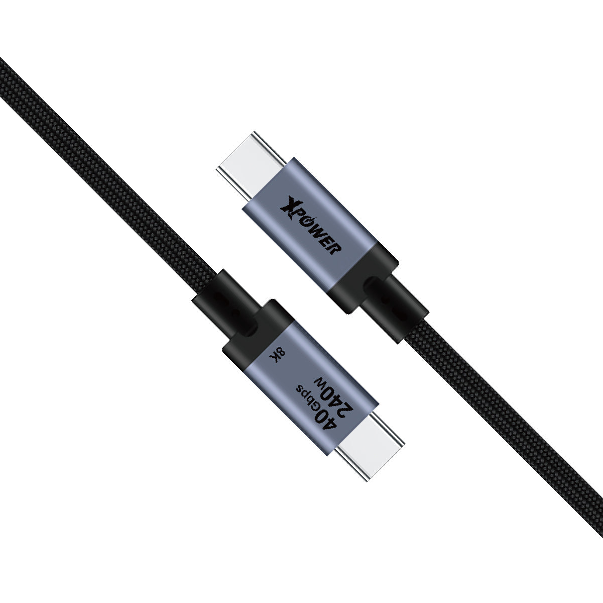 ZS240 1M鋁合金240W USB4.0 40GB 8K 高速傳輸充電線