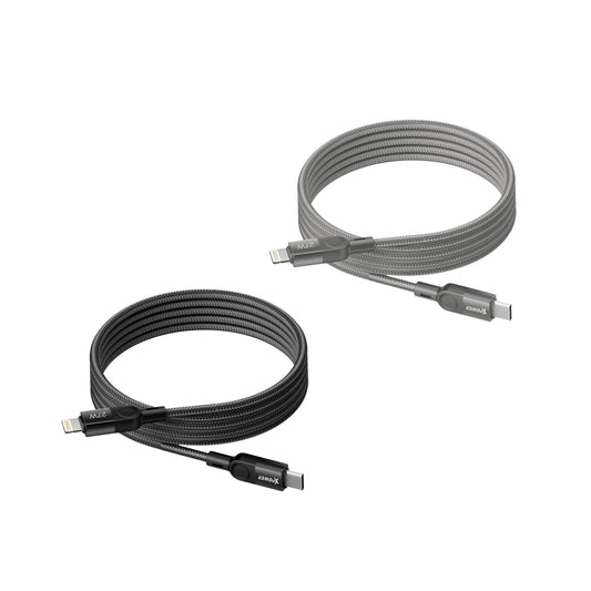 MCL27 1M磁吸收納鋁合金27W高速傳輸充電Type-C>Lightning線