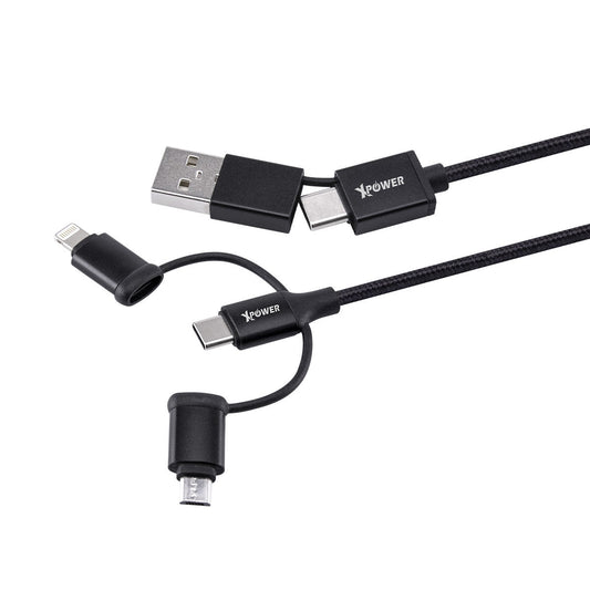 PDX6 6合1 60W PD3.0 鋁合金傳輸充電線