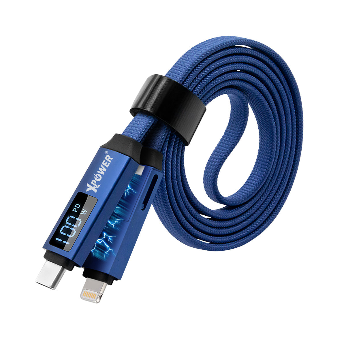 3X1D 3合1 100W PD 鋁合金高速傳輸充電線