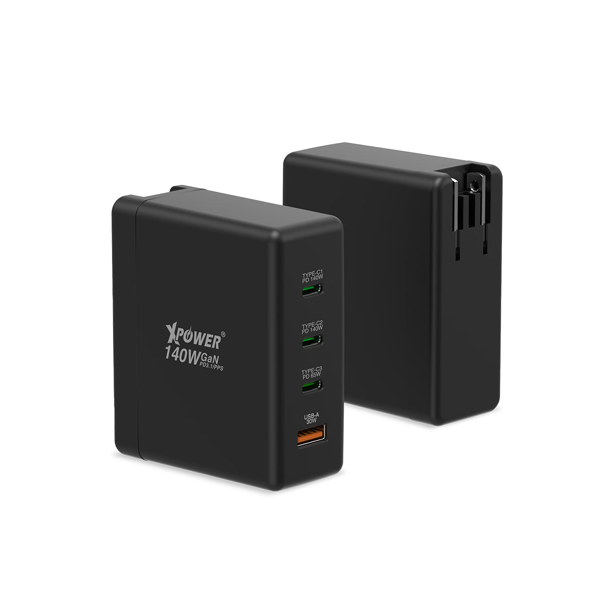 UC140 4合1 140W PD3.1 GaN 旅行充電器