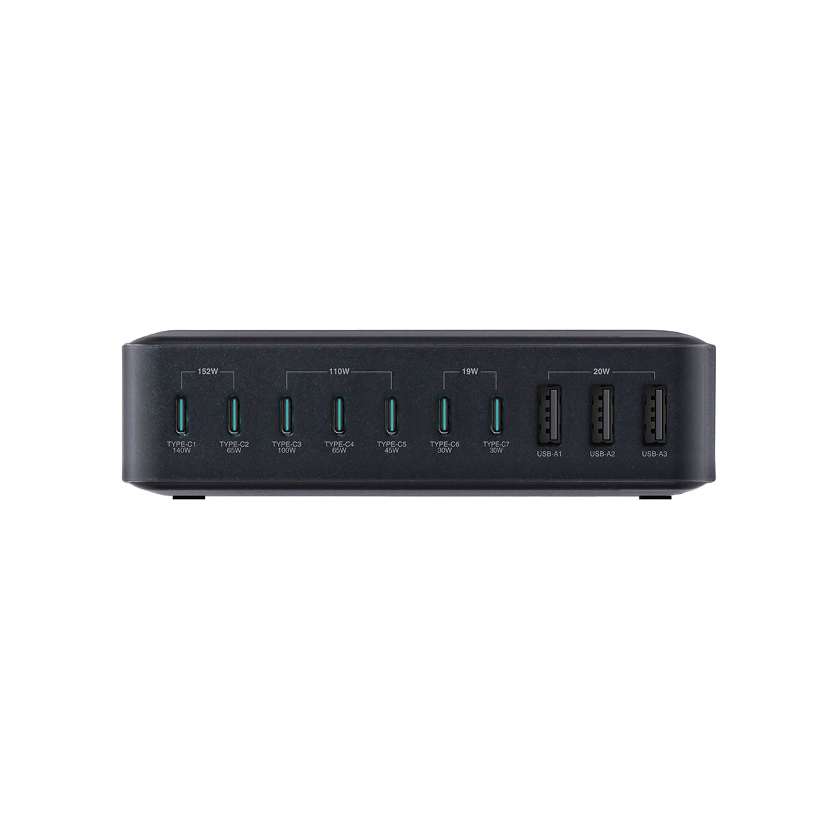 PHOTON320 320W 10 合 1 PD3.1/PPS 桌上型快速充電器
