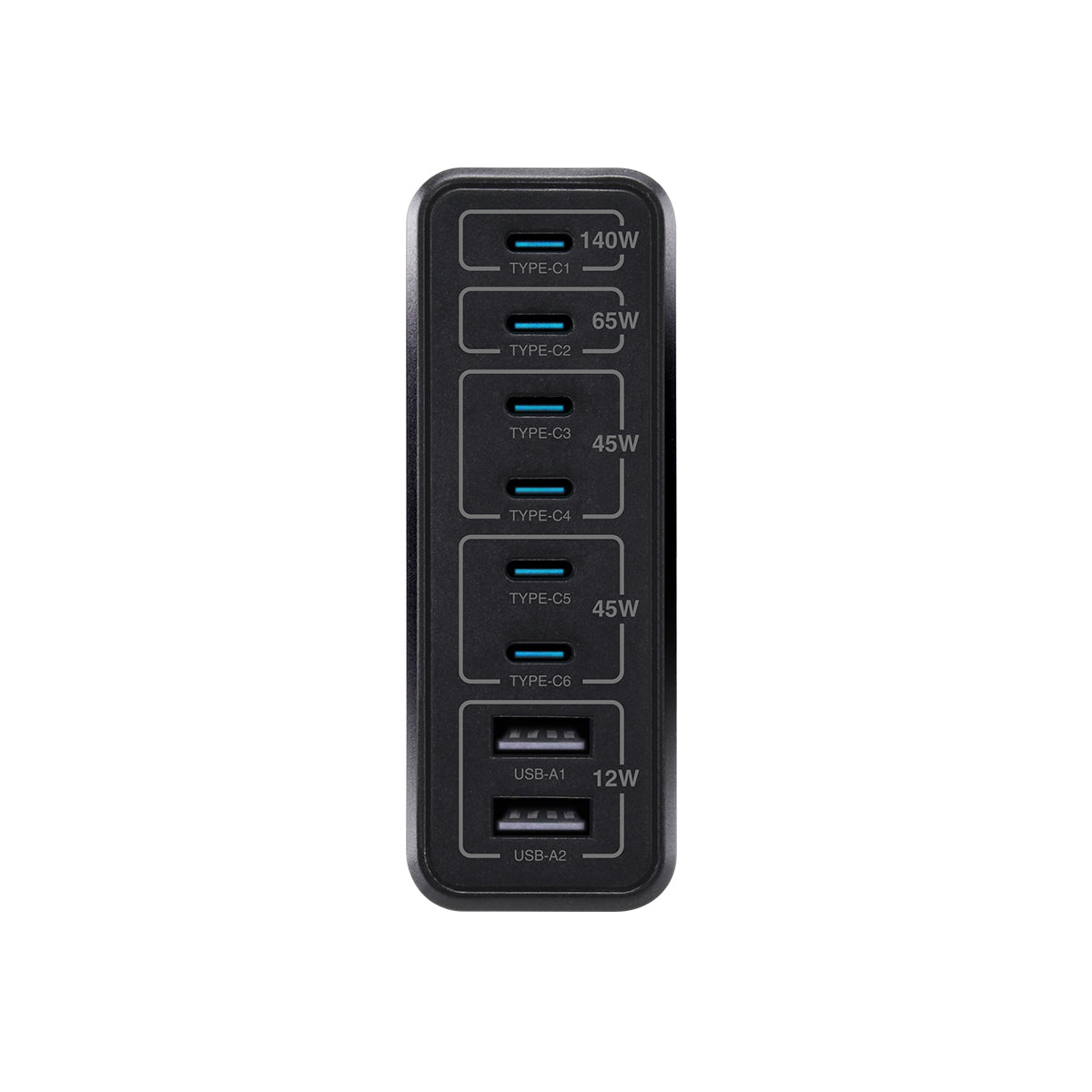 PC240GaN 240W 8輸出 PD3.1/PPS 桌上型GaN充電器