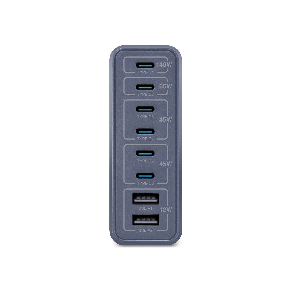 PC240GaN 240W 8輸出 PD3.1/PPS 桌上型GaN充電器