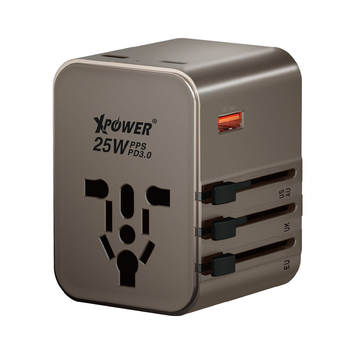 TA3B 25W 4輸出 PD 3.0/PPS旅行充電器