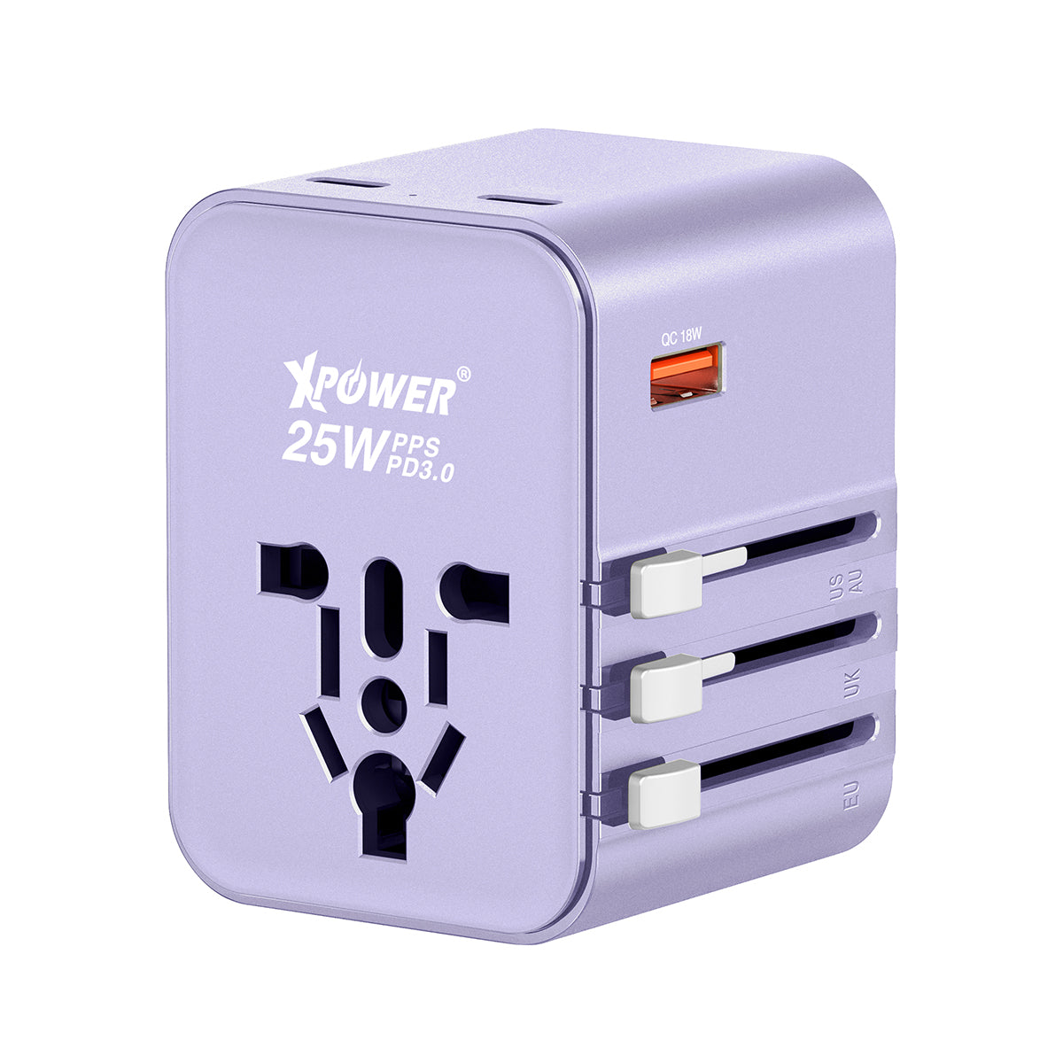 TA3B 25W 4輸出 PD 3.0/PPS旅行充電器