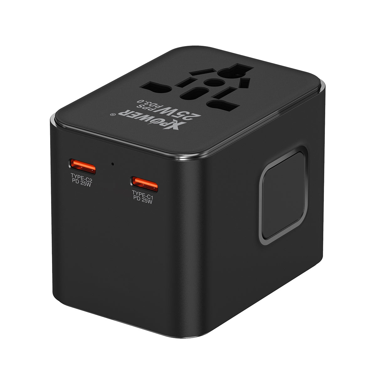 TA3B 25W 4輸出 PD 3.0/PPS旅行充電器