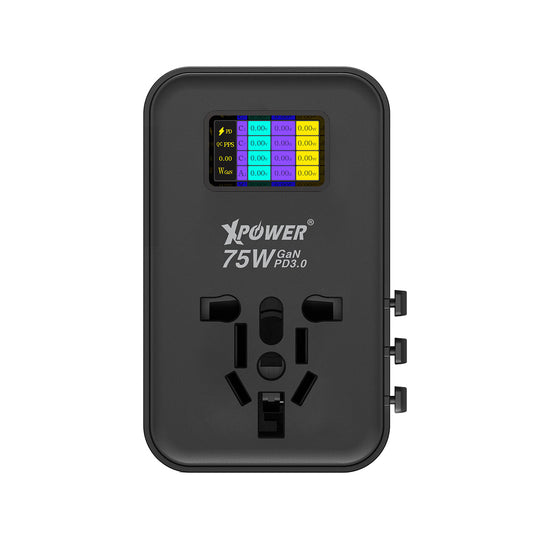 TA75D 75W 5輸出 PD 3.0/PPS旅行充電器