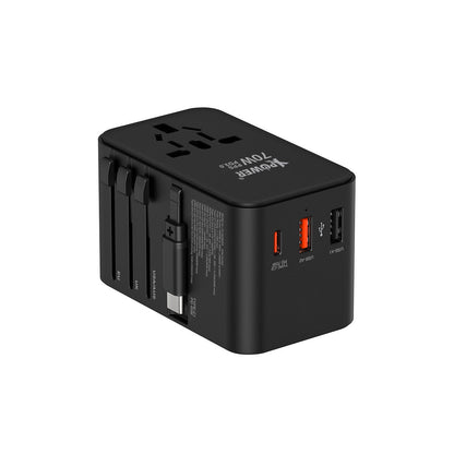 TA70C 內置線 70W PD+PPS GaN旅行充電器