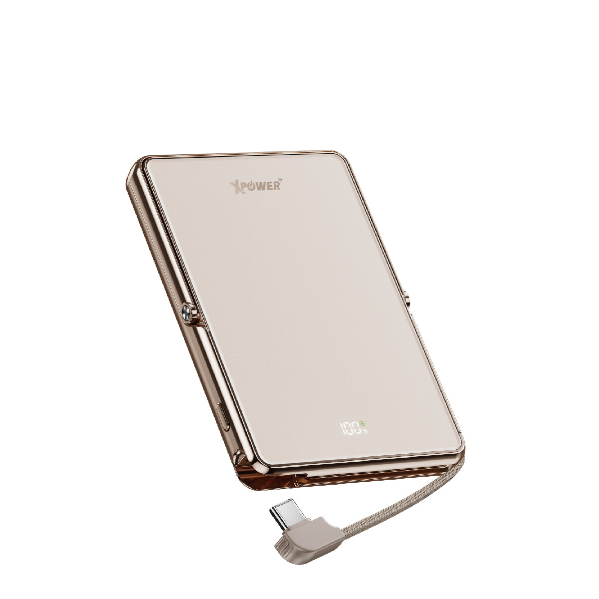 M10K2 5合1鋅合金支架數顯  10000mAh PD3.0+QI2 磁吸移動電源
