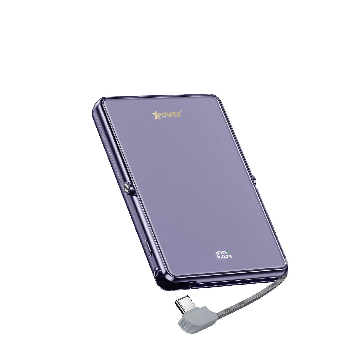 M10K2 5合1鋅合金支架數顯  10000mAh PD3.0+QI2 磁吸移動電源