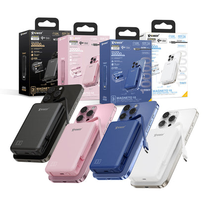 MAGNETO 10  Qi2數顯 10000mAh  45W PD3.0 磁吸無線移動電源
