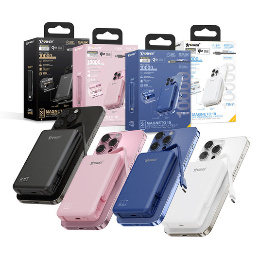 MAGNETO 10  Qi2數顯 10000mAh  45W PD3.0 磁吸無線移動電源