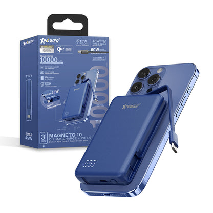 MAGNETO 10  Qi2數顯 10000mAh  45W PD3.0 磁吸無線移動電源