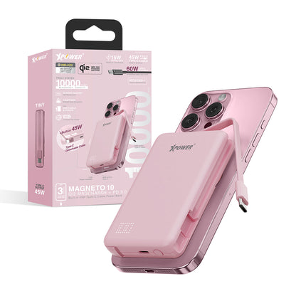 MAGNETO 10  Qi2數顯 10000mAh  45W PD3.0 磁吸無線移動電源