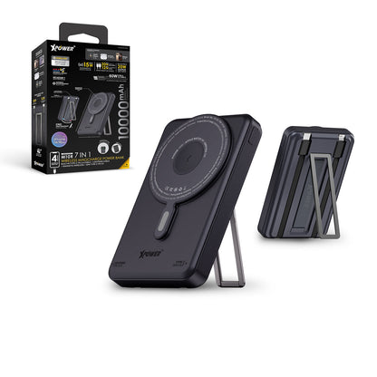 M10R 7合1 10000mAh PD 3.0雙內置線+磁吸無線移動電源連支架