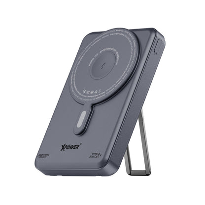 M10R 7合1 10000mAh PD 3.0雙內置線+磁吸無線移動電源連支架