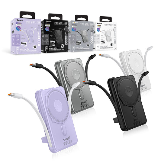 M10C+ 6合1多功能數顯10000mAh 20W PD3.0 + 磁吸無線移動電源