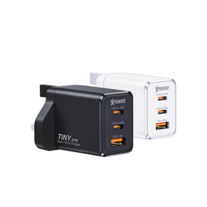 TINY 67W PD3.0/PPS/QC 迷你快充插牆GaN充電器