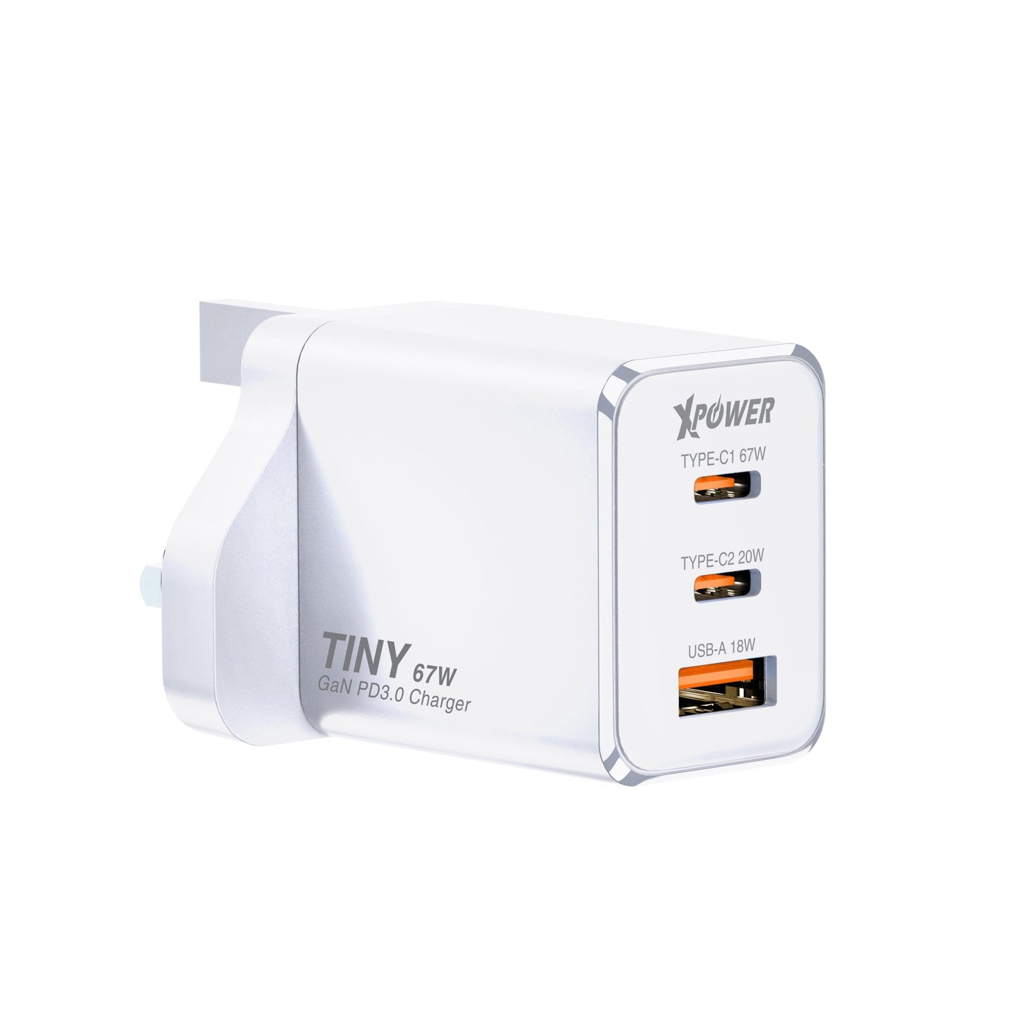 TINY 67W PD3.0/PPS/QC 迷你快充插牆GaN充電器