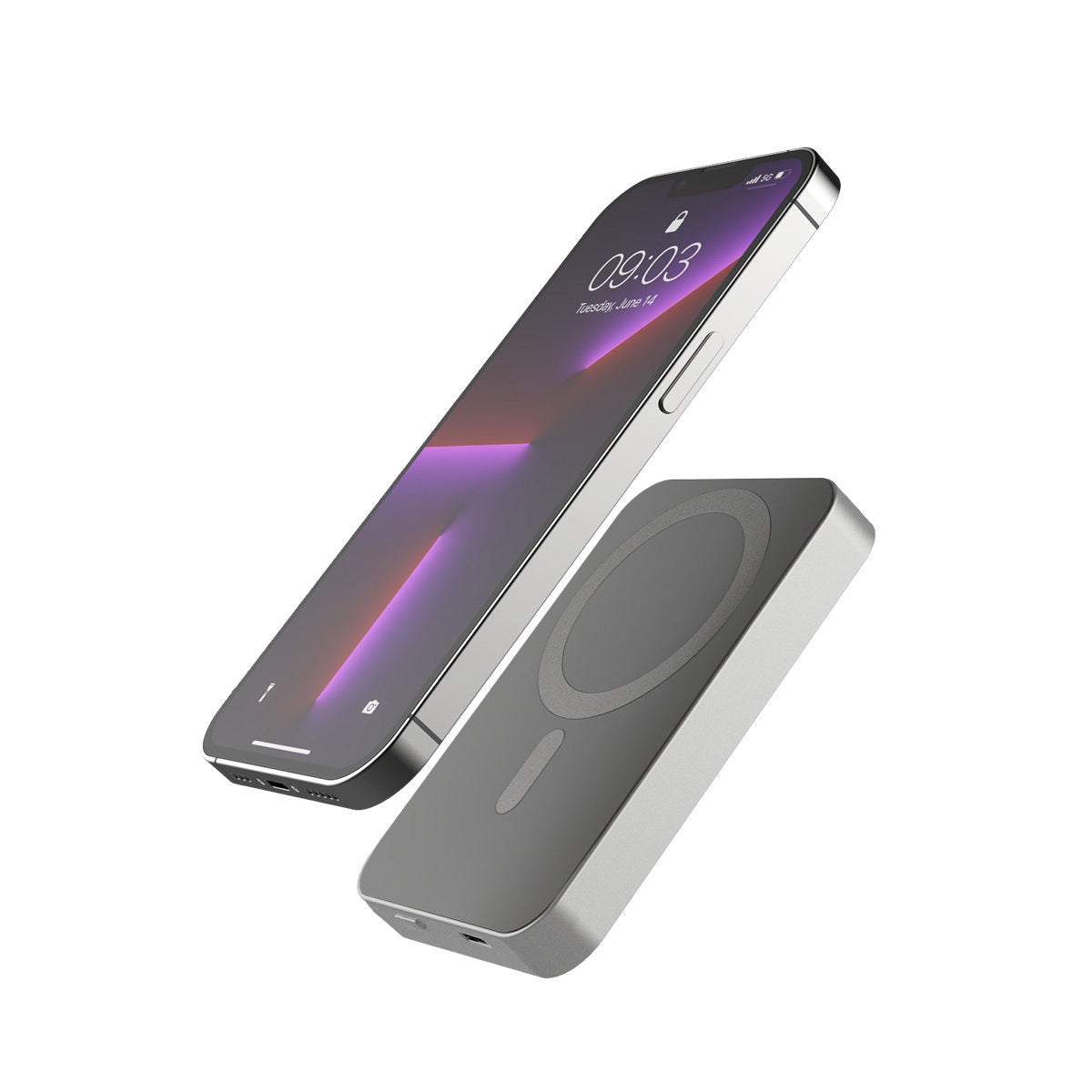 M10A鋁合金超薄PD 3.0磁吸無線快速充電器