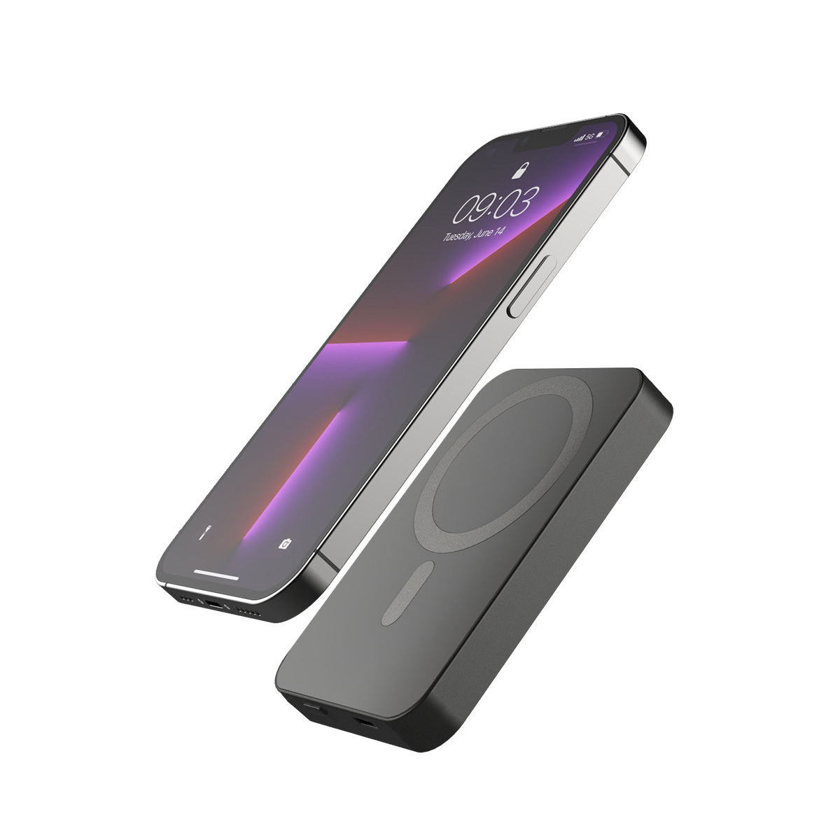 M10A鋁合金超薄PD 3.0磁吸無線快速充電器