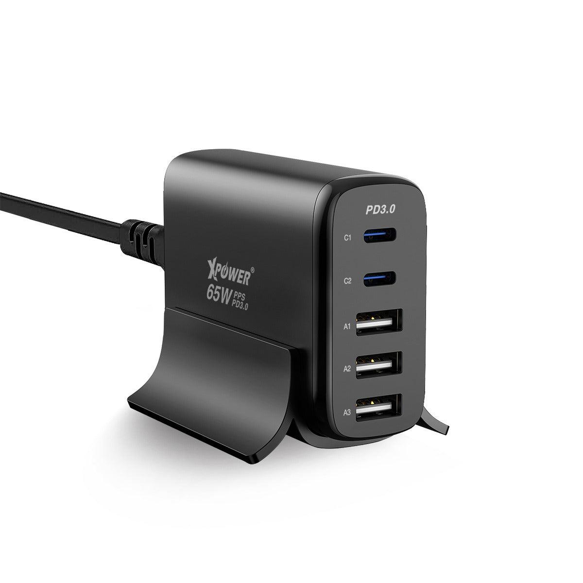 GX65 65W 5輸出 PD 3.0/PPS座檯充電器