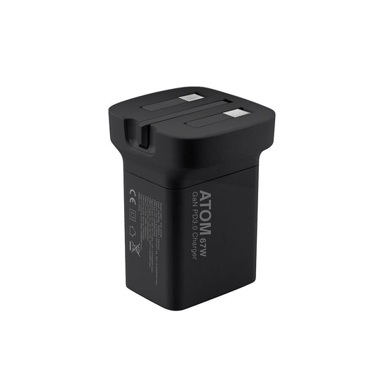 ATOM 67W PD3.0/PPS/QC 迷你摺腳快充GaN充電器