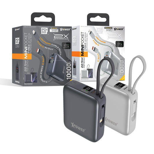 MINI POCKET Type-C 數顯10000mAh  PD+PPS迷你移動電源
