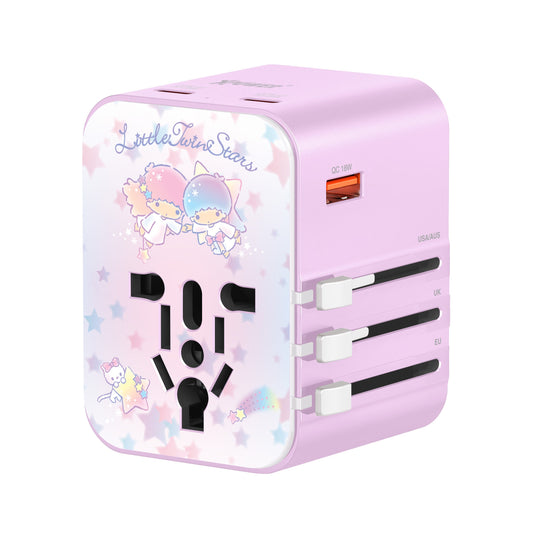 x Hello Kitty TA3B 25W 4輸出 PD3.0/PPS旅行充電器