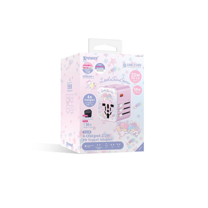 x Hello Kitty TA3B 25W 4輸出 PD3.0/PPS旅行充電器
