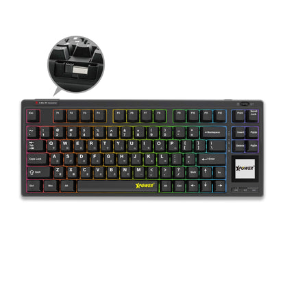 Orcus三模熱插拔可換軸機械鍵盤連雙顯示屏