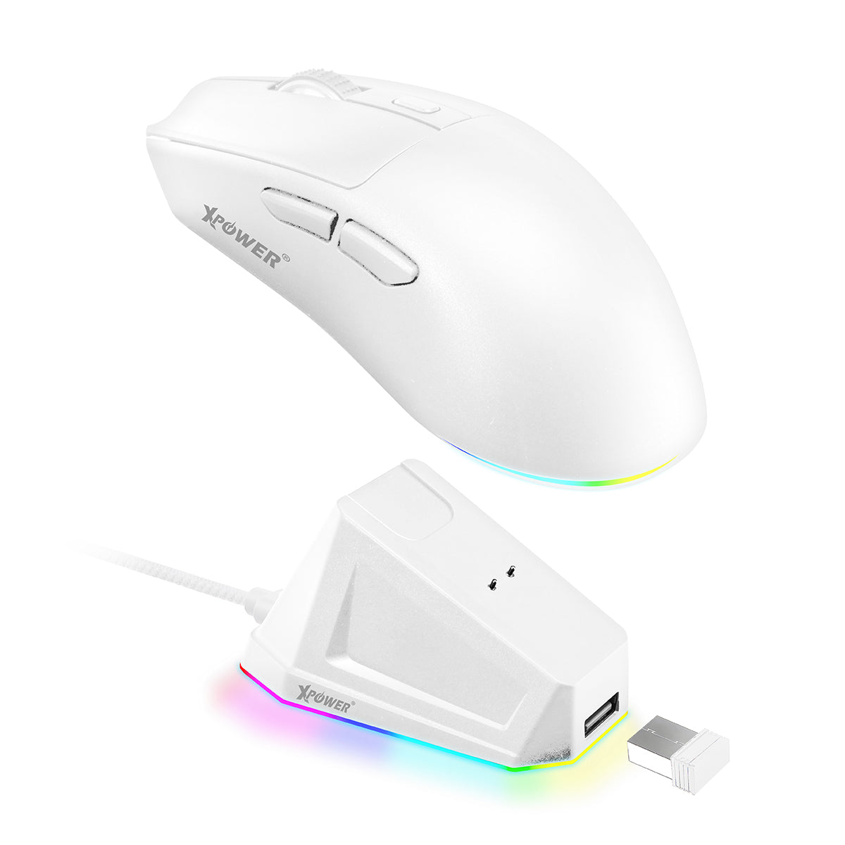 ERIS 雙模電競滑鼠 連磁吸充電底座