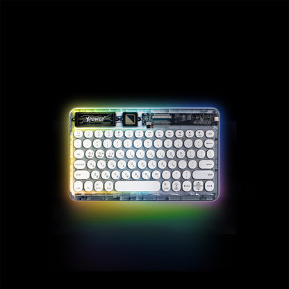 KB5 透明迷你藍牙5.0倉頡鍵盤