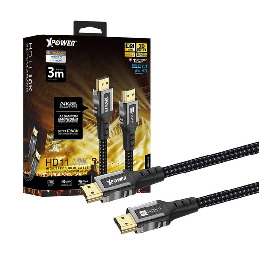 HD11 10K HDMI 2.1 鋁鎂合金線